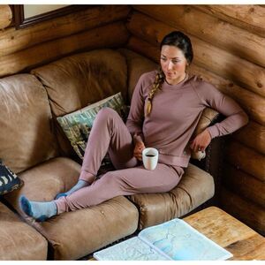 Free Fly Apparel Bamboo Lightweight Fleece Jogger in Canyon Size L / Pristine